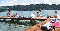 Mattsee Badestrand